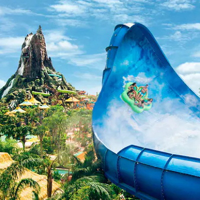 ユニバーサルオーランドリゾートのウォーターパーク：ヴォルケーノ・ベイ