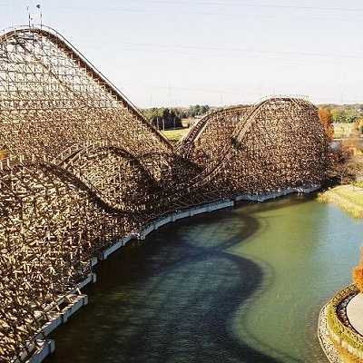 水上木製コースターレジーナ