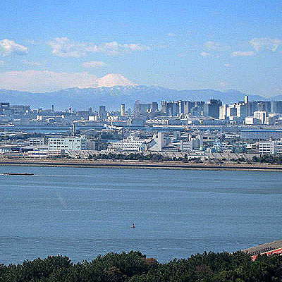 富士山が見える西方面