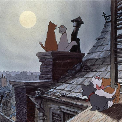 アニメ版『おしゃれキャット』の一場面