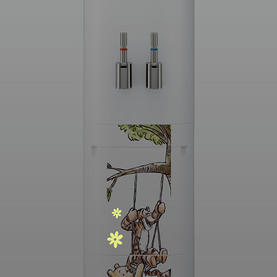 「くまのプーさん」デザイン：暗所での見え方