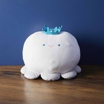 クラゲクッション王冠付き