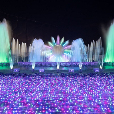よみうりランド　夜桜ジュエルミネーション
