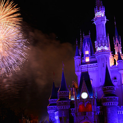 ディズニーの中では、毎日花火が楽しめる！
