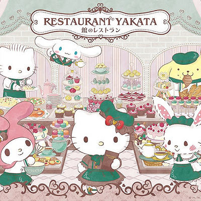 キャラクターがレストランスタッフ姿に！