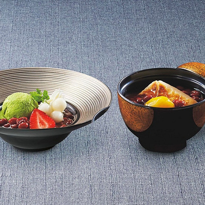 ぜんざい~抹茶アイスクリーム~(画像左側)