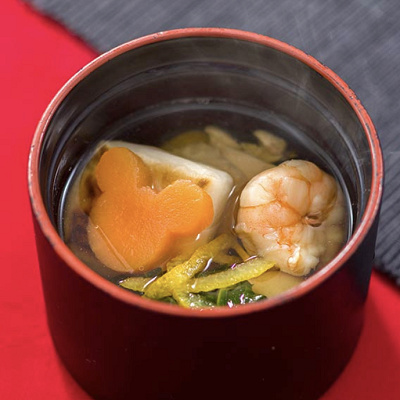 ディズニー冬フード：雑煮椀