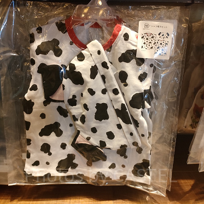 101匹わんちゃんの帽子付きベビーTシャツ