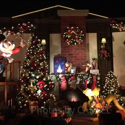 2018年のディズニーランド・クリスマスのデコレーション