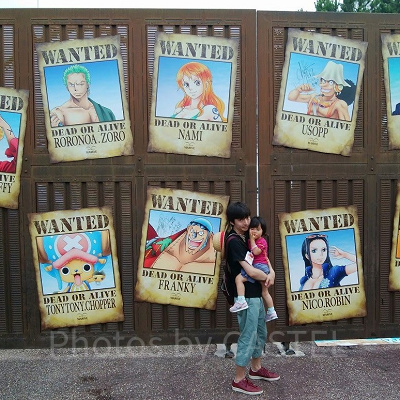 2018年ワンピース・プレミア・サマー/フォトスポット(ウォーター・ワールド入口）