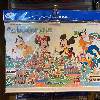 2021年版ディズニーカレンダー①壁掛け