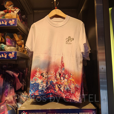 香港ディズニー20周年「ミッキー&フレンズ・グランドセレブレーショングッズ」:Tシャツ