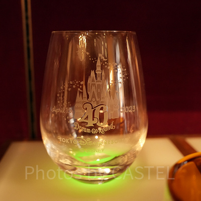 40周年のロゴグラス