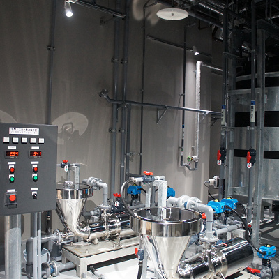 水槽で使う海水を作る装置