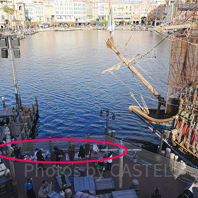 ディズニー・クリスマス・グリーティングの穴場の鑑賞場所