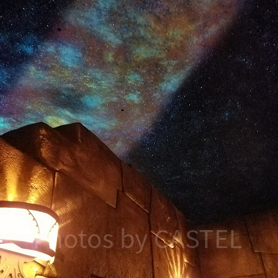 キューラインから見た満点の星空。キューラインが本当に凝ってます！