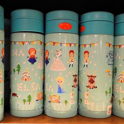 アナ雪の世界観が表現された水筒