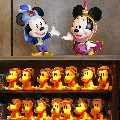 アブーズ・バザールの景品のフィギュアとぬいぐるみ