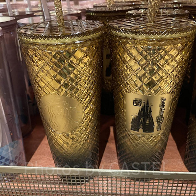 WDWアクリルタンブラー（ゴールド）