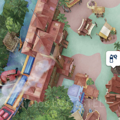 アドベンチャーランド自動販売機の場所