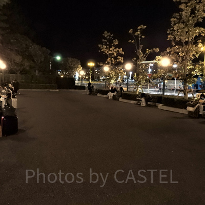 21時をすぎると、乗車する方々でたくさん！