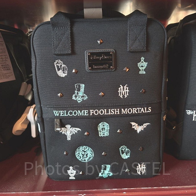 アナハイムディズニーラウンジフライ（Loungefly）：ホーンテッドマンション・スクエアバッグ