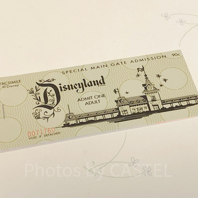 アナハイムディズニーランド復刻チケットブック