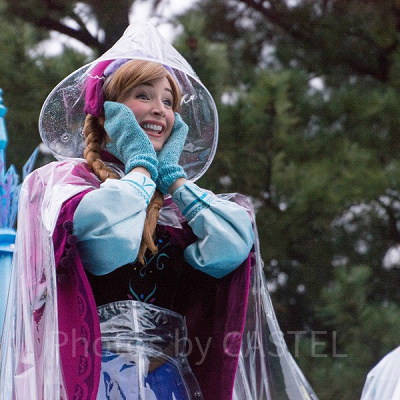 クリスマスイベントのアナ<br />（TDL・1～3月のアナ雪イベントではありません。）」