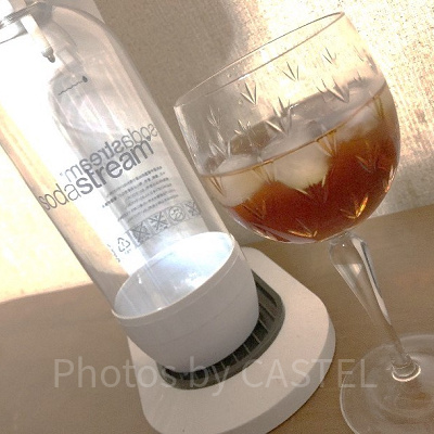 アップルティーソーダと炭酸水メーカー