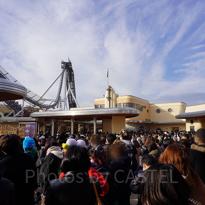 ユニバのチケットブース周辺