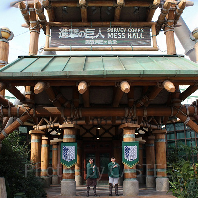 進撃の巨人　調査兵団の食堂の外観