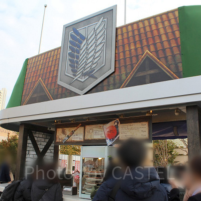 2020年コラボ時の進撃の巨人フードカート