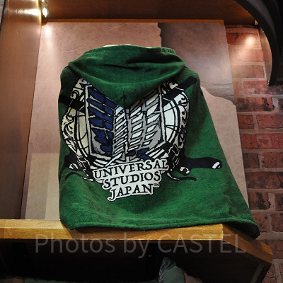 進撃の巨人フード付きタオル／USJ