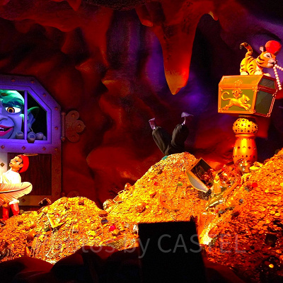 座ってゆったり過ごせるアトラクションがおすすめ