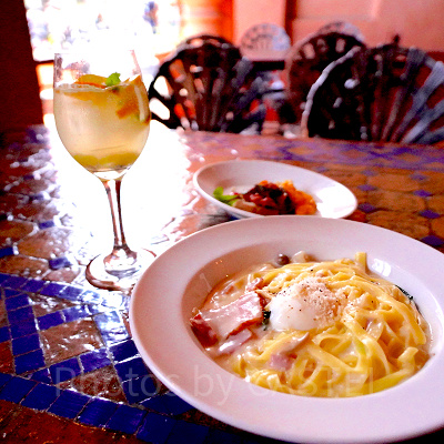 アズーラ・ディ・カプリ：カルボナーラ