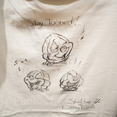 鉛筆スケッチTシャツ裏