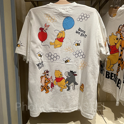 Tシャツ裏(くまのプーさんべスティーズグッズ)