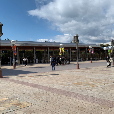 USJの新しい手荷物検査エリア