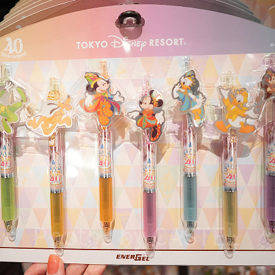 ボールペン〈エナージェル〉セット（ディズニー40周年グッズ）