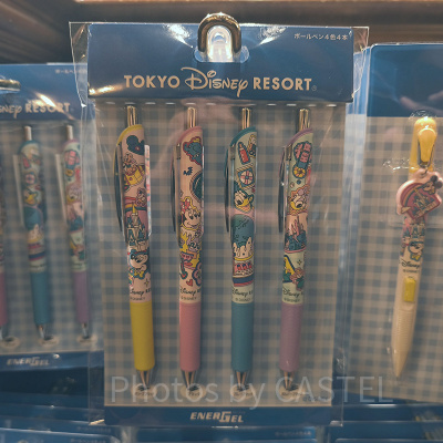 ボールペン〈エナージェル〉セット(パークモチーフグッズ)