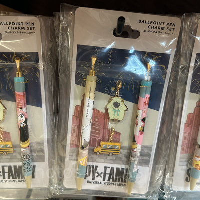 チャーム付きボールペンセット（2本）（USJ×スパイファミリーグッズ）