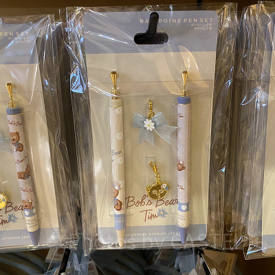ティムチャーム付きボールペンセット（USJ2024年春夏ティムグッズ）