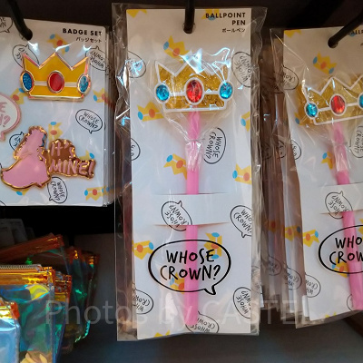 ピーチ姫のクラウンつきボールペン