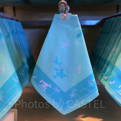 バンダナ（ディズニーブルーのパークフードモチーフグッズ）