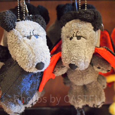 コウモリスヌーピーぬいぐるみキーチェーン