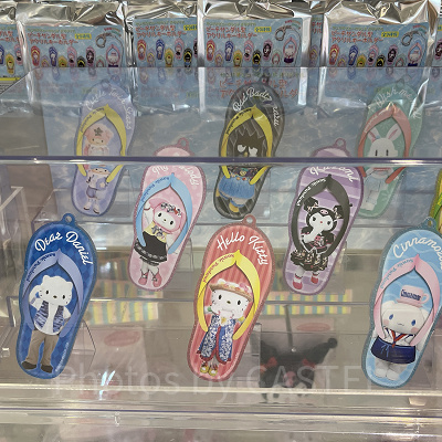 ビーチサンダル型アクリルキーホルダー