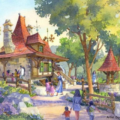 美女と野獣エリア（仮称）ベルの家　外観（プレスリリースより引用）