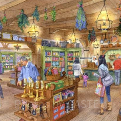 美女と野獣エリア（仮称）ショップ（プレスリリースより引用）