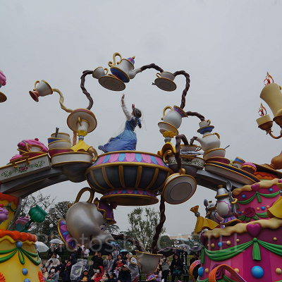 美女と野獣フロート