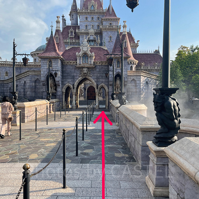 美女と野獣“魔法のものがたり”のプレミアアクセスのQライン